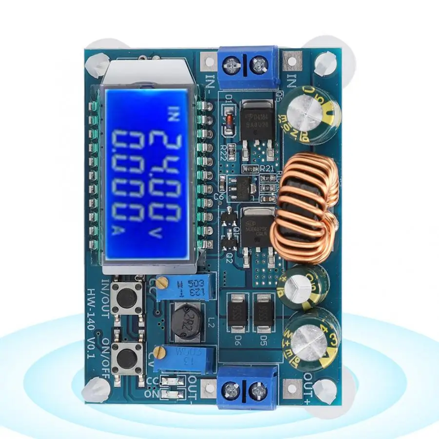 

amplifier pcb Step Up Down Buck Boost Power Supply Pressure Module Constant Voltage Current LCD Digital Display