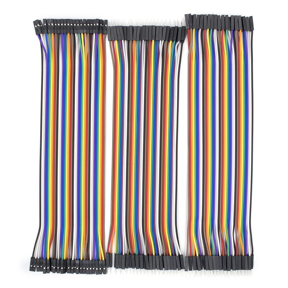 2,54 мм Dupont Line 20 см 10 см 40Pin Male to Male+ Female to Female Jumper Wire Dupont Cable DIY KIT - Цвет: 20cm 3 kinds