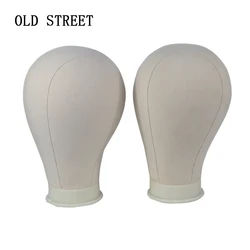 Hair Training Mannequin Head Canvas Block Heads Display Styling Mannequin Manikin For Wig Making With Stand Get Needle Holder