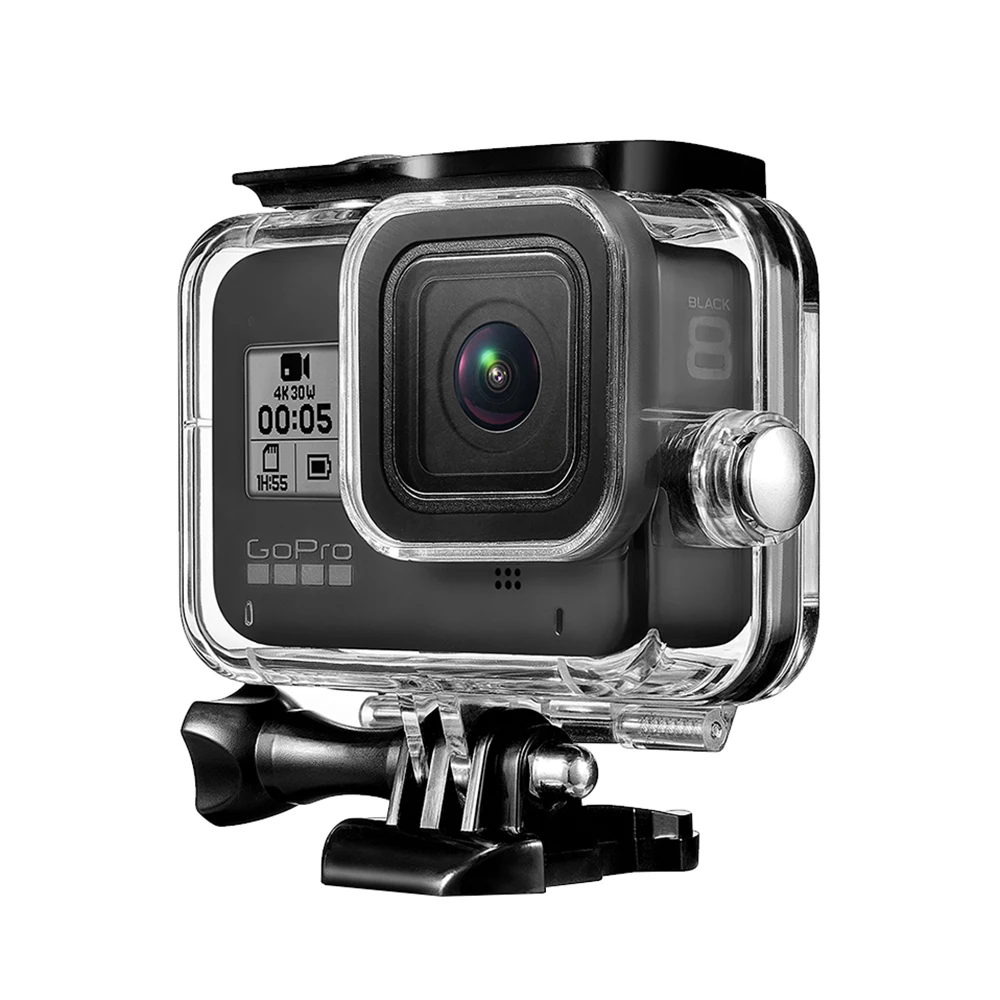 40 м подводный водонепроницаемый чехол герметичный корпус совместим с Gopro Hero 8 Спортивная камера защитный чехол Аксессуары для камеры