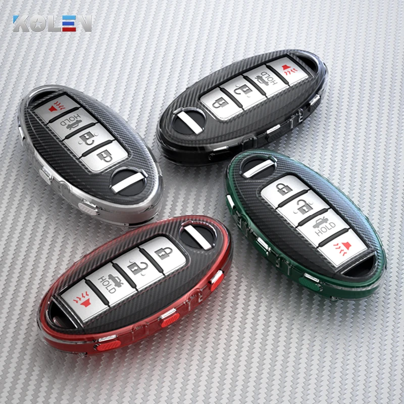 Мягкий ТПУ чехол для автомобильного ключа Nissan Qashqai J10 J11 Juke X-Train T31 T32 Tiida Note Murano