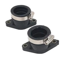 1 par de manillares de admisión de caucho y aluminio negro mate de alta calidad para Yamaha TT 350 XT 350(China)