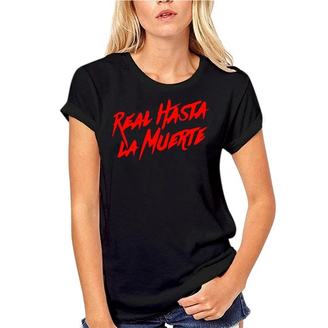 Camiseta Real Hasta La Muerte para camisa del álbum AA, tamaño de concierto para fanáticos adultos, estilo de moda, tee100% algodón, clásica|Camisetas| AliExpress