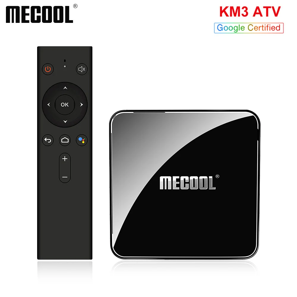 

KM3 ATV Android TV 9.0 Google Certified Android Box 4GB 64GB Amlogic S905X2 Quad Core BT4.0 4K 2.4G/5.8G Dual Wifi Set Top Box