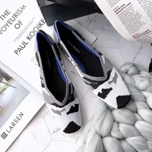 Камуфляжная трикотажная обувь на плоской подошве с квадратным носком; женская обувь без застежки; дышащие Стрейчевые тканевые мокасины; удобные повседневные женские мокасины