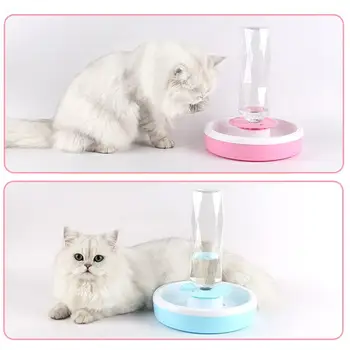 

2 in 1 Cat Dog Toy Automatic Drinking Device for Cats dogs Funny Cat Stick Toy Feather Pet Removable Cat Drinking Water Feeder