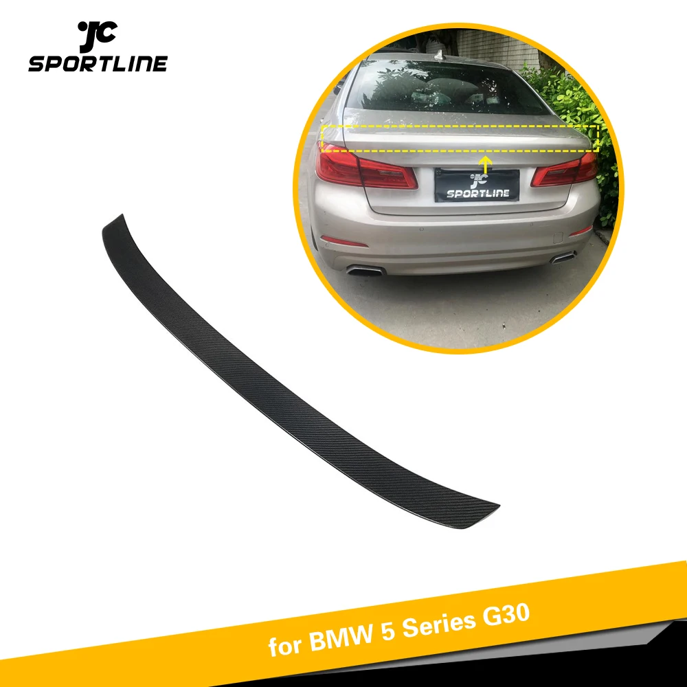

Carbon Fiber Rear Trunk Spoiler for BMW 5 Series G30 G38 F90 M5 2017 - 2019 Rear Wing Spoiler Boot Lid