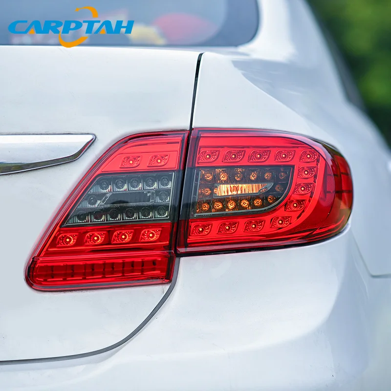 Автомобильный Стайлинг задний фонарь задние фонари для Toyota Corolla 2011 2012 2013 задний фонарь DRL+ указатель поворота+ обратный+ тормозной светодиодный фонарь