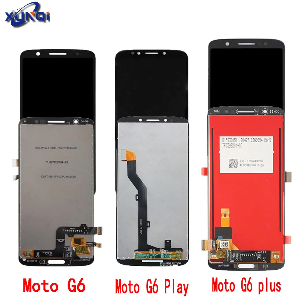 Новинка 100% протестированный ЖК-экран для Motorola Moto G6 XT1925 Play xt1800 Plus XT1926 ЖК-дисплей с