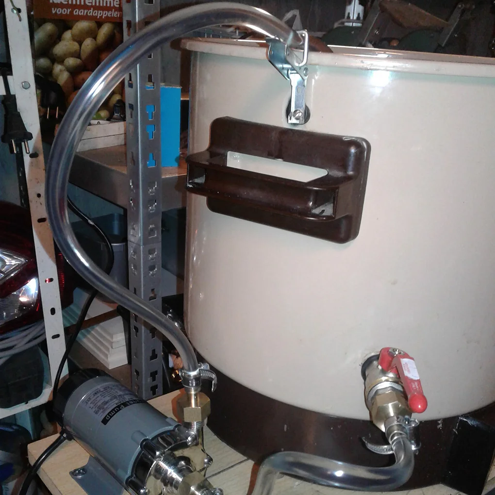 Homebrew пивной насос MP-15R нержавеющая сталь передний привод воды пивоварня пивоварения высокий измеритель температуры в насосе США/ЕС Plug