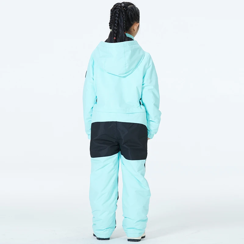 Children Skiing Suit Children's Jumpsuit Ski Wear Snow Suit Snowboarding Clothing Waterproof Winter Outdoor Costumes Boy and Girl's Clothing