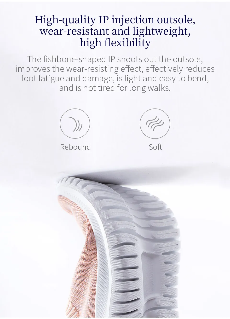 Xiaomi Youpin YQ, дышащие и легкие ботинки для ходьбы, летающий Трикотажный верх, летняя спортивная обувь для мужчин и мужчин, пары