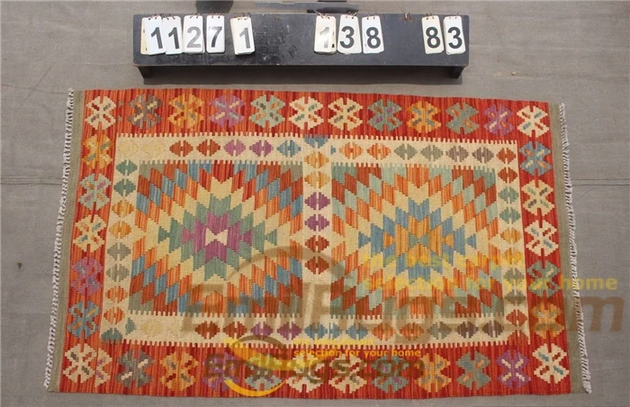 kilim carpet wool Wool Woven Big For Living Room Geometric Bohemian Wool Knitting