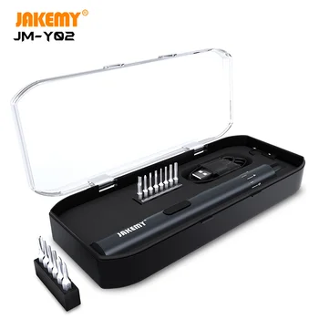

JAKEMY Precision Electric Screwdriver Set 14 Bits Portable Torque Adjustable Mini DIY Repair Tool Kit For Cellphone Camera