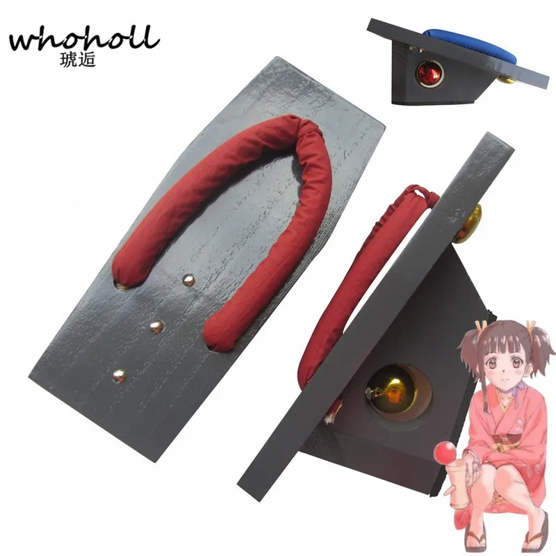 WHOHOLL Geta мультфильм Kaba Nery of armour City Mumei косплей обувь для женщин Японский гета
