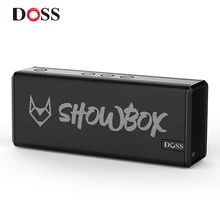 DOSS SHOWBOX Bluetooth динамик звуковая система портативный беспроводной громкий динамик 360 ° стерео звук с басом/Встроенный микрофон Поддержка BT TF