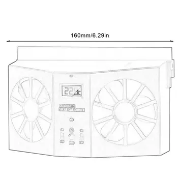 

Ventilation Assisted Cooling Inside The Car Cooling Car Fan Car Solar Car Circulator Exhaust Fan Rapid Car Exhaust Fan
