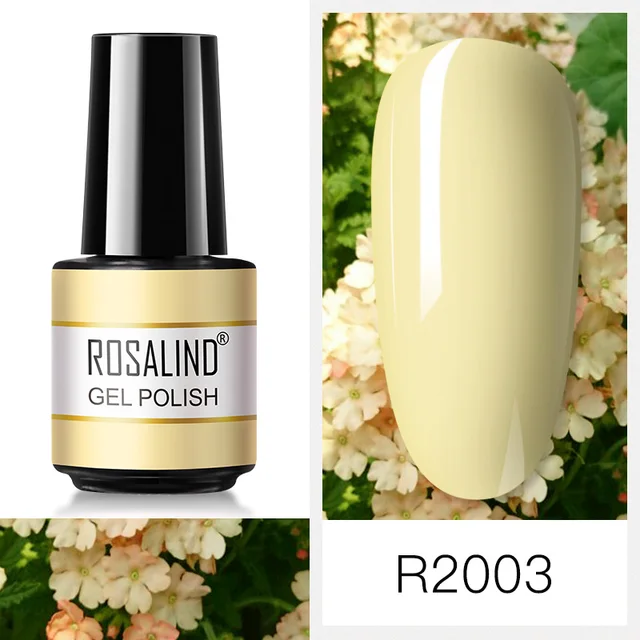 ROSALIND Nail Art 7ML Gel Polish 80 Color For Manicure Design UV Nail Polish Gel Lacquer Soak Off Semi Permanent Gel Nail Polish RAR2003
