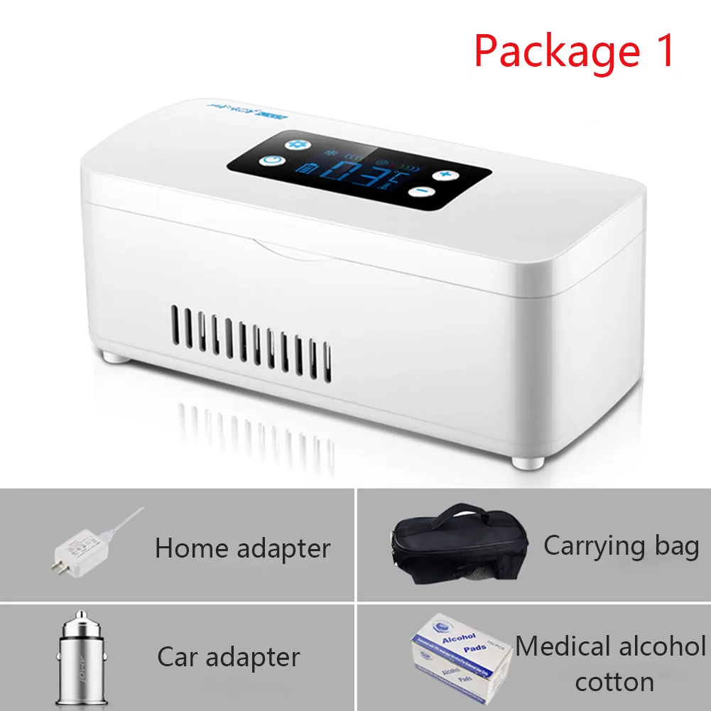 #^Special Price Car Accessories Mini Pill Cases Medicine Storage Insulin Refrigerator Portable Travel Rechargeable Mute Smart Large Capacity