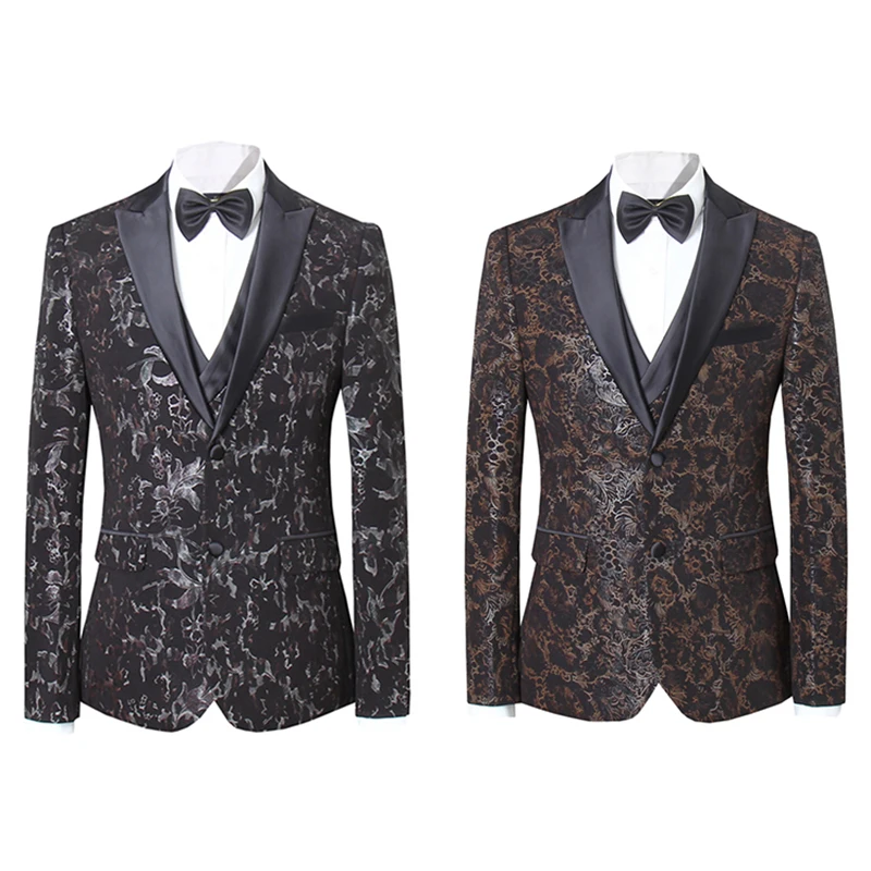 Plyesxale Новое поступление 5XL мужские свадебные костюмы костюм Homme Mariage 3 шт. Terno Masculino Slim Fit двойные сплавы Q861