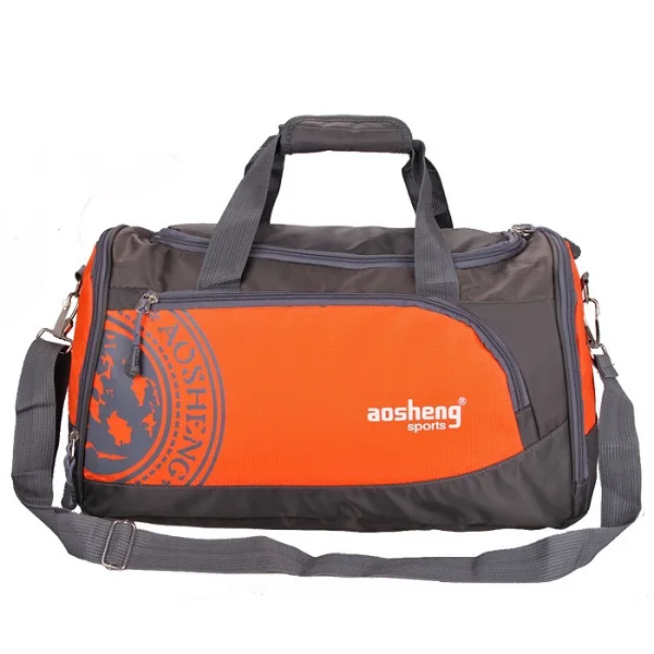 Лидер продаж, нейлоновая спортивная сумка для спорта на открытом воздухе, Профессиональная мужская женская сумка для фитнеса, путешествий, горячая тренировочная женская сумка для йоги, спортивная сумка на плечо - Цвет: Оранжевый