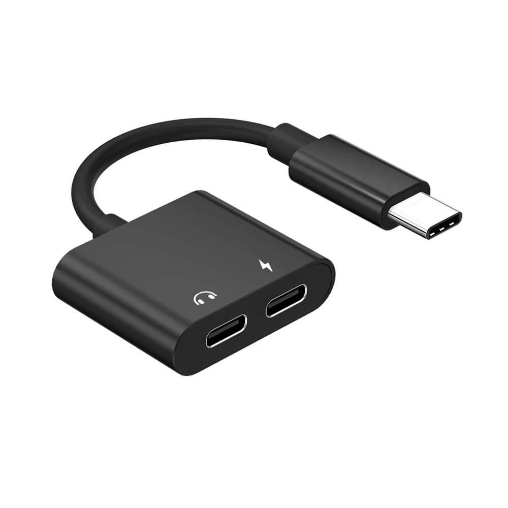 

Adapter Audio Cable Multi-function 2 in1 for Google iPad Pro Adapter Cable/type-c to Double type-C Digital / headphone Converter