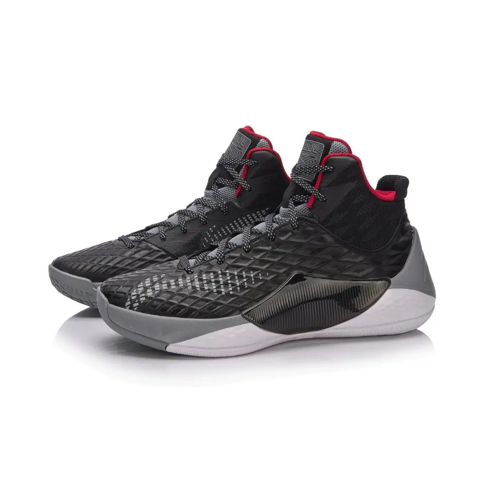 Li-Ning мужские кроссовки, кроссовки для баскетбола с подкладкой из тучного полиуретана, спортивные кроссовки из монопряжи ABAN019 XYL138