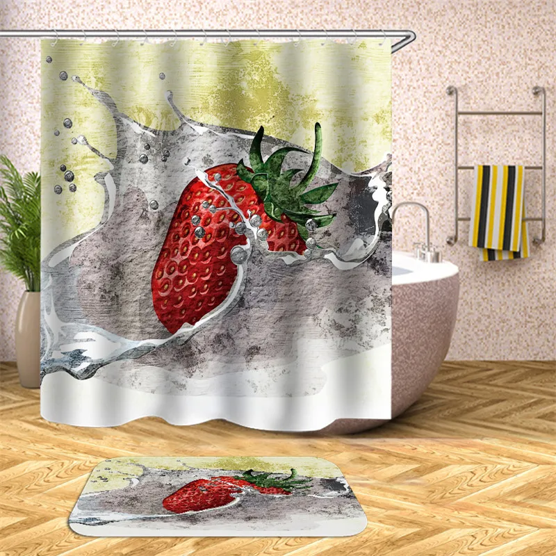3d Рисунок персонажа занавеска для душа занавеска для ванной Толстая Водонепроницаемая занавеска для душа для украшения дома