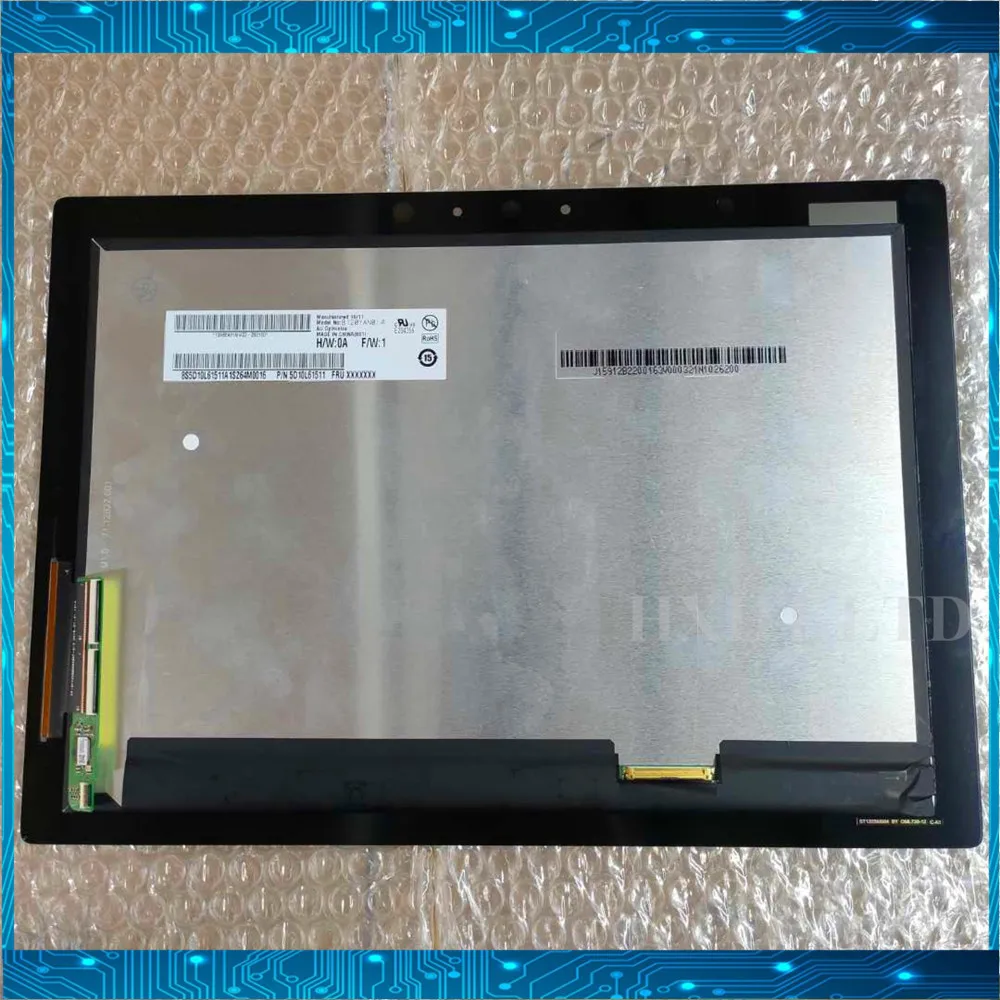 

original 720-12IKB For Lenovo Miix 720-12 LCD Touch Screen Digitizer Assembly 5D10M65391 B120YAN01.0 2880*1920 QHD Tested