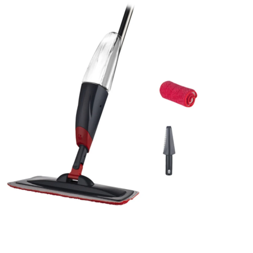 Spray Mop Cleaning Cloth Head Combination For Wooden Floor Ceramic Tile Automatic Mop Wet Or Dry Household Cleaning Tools - Цвет: Gray 1