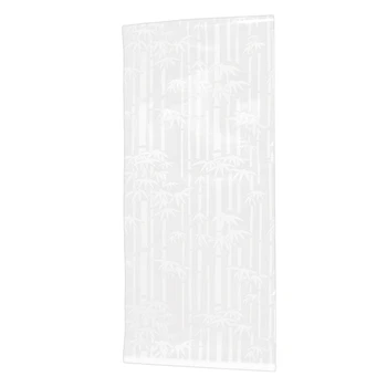

White Frosted Window Film Frost Etched Glass Sticky Back 45cm x 2m Bamboo rhyme
