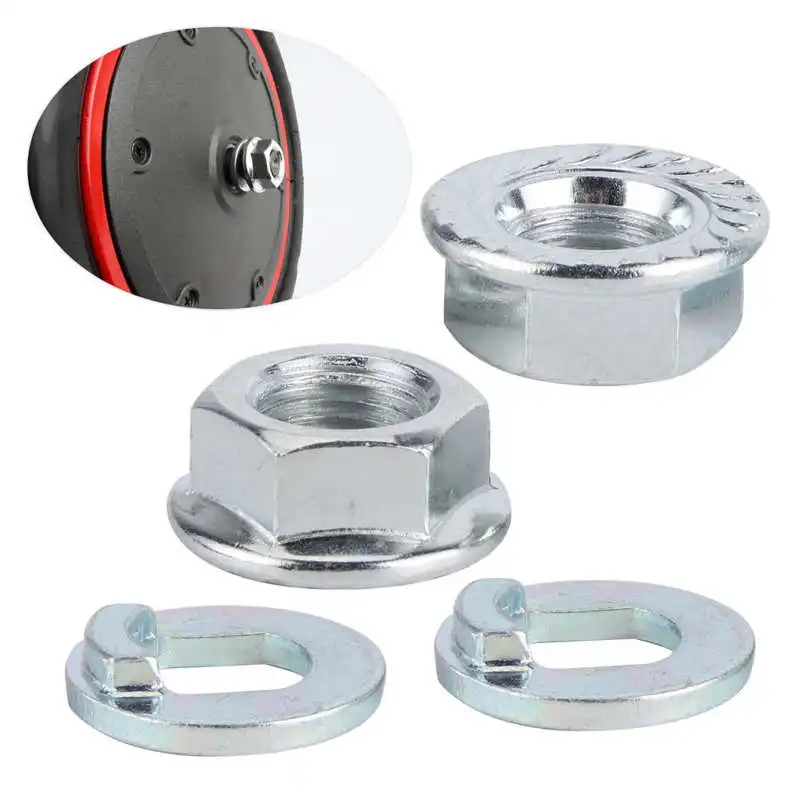 Electric Scooter Front Motor Wheel Steel Alloy Nuts Replacement For Xiaomi M365 PRO E-Scooter Repairment Spare Parts electric scooter accessories scooter accessories electric scooter spare parts electric scooter