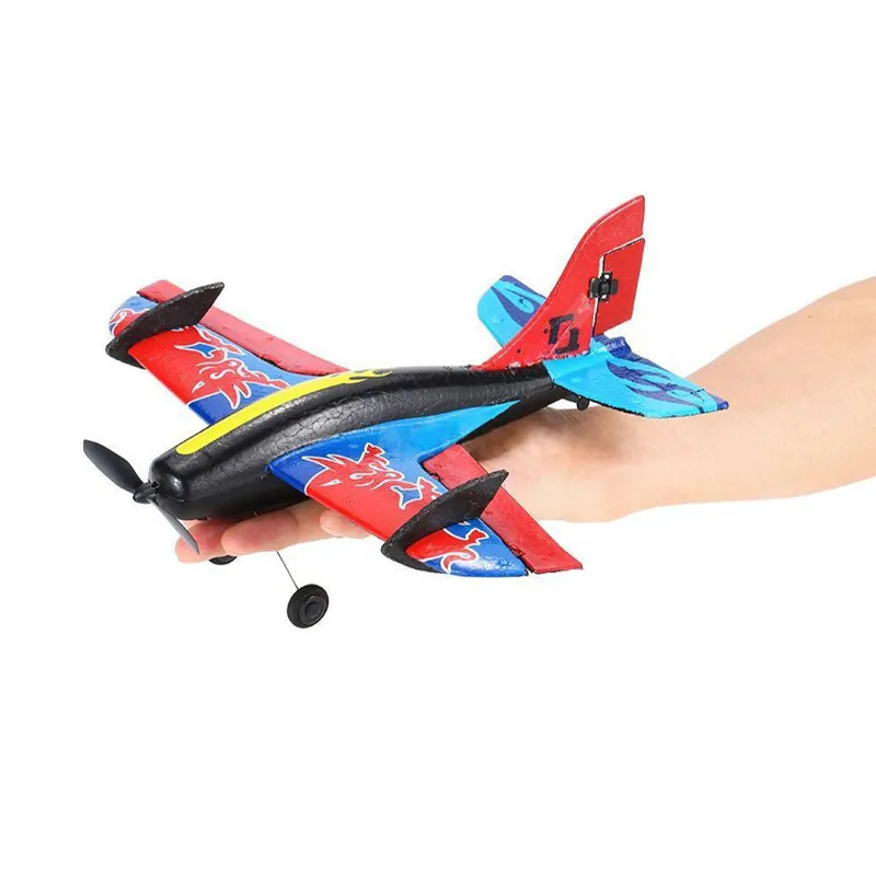 

Newest Techboy Mini Bull 2.4G 3CH 345mm Wingspan EPP 360 Degree Rotation RC Airplane RTF Model Tiny Toys for Children