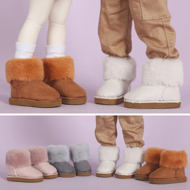Fashion Bjd Doll Snow boots Shoes Bjd Doll Accessories winter boots  Candy Color For 27-30cm 1/6 Bjd SD Yosd Myou Doll