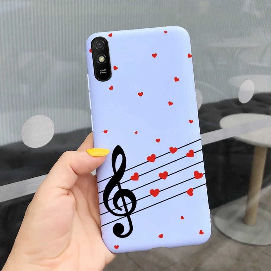 phone pouch bag For xiaomi redmi 9A 9AT 9i Case Silicone Fashion Pattern Phone Cover For Xiomi Redmi 9A Soft Touch TPU Case Redmi9a Fundas 6.53" smartphone pouch