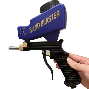 Anti Rust Protection Sand Blaster Machine Surface Material Sandblast Flows Nozzles Spray Gun