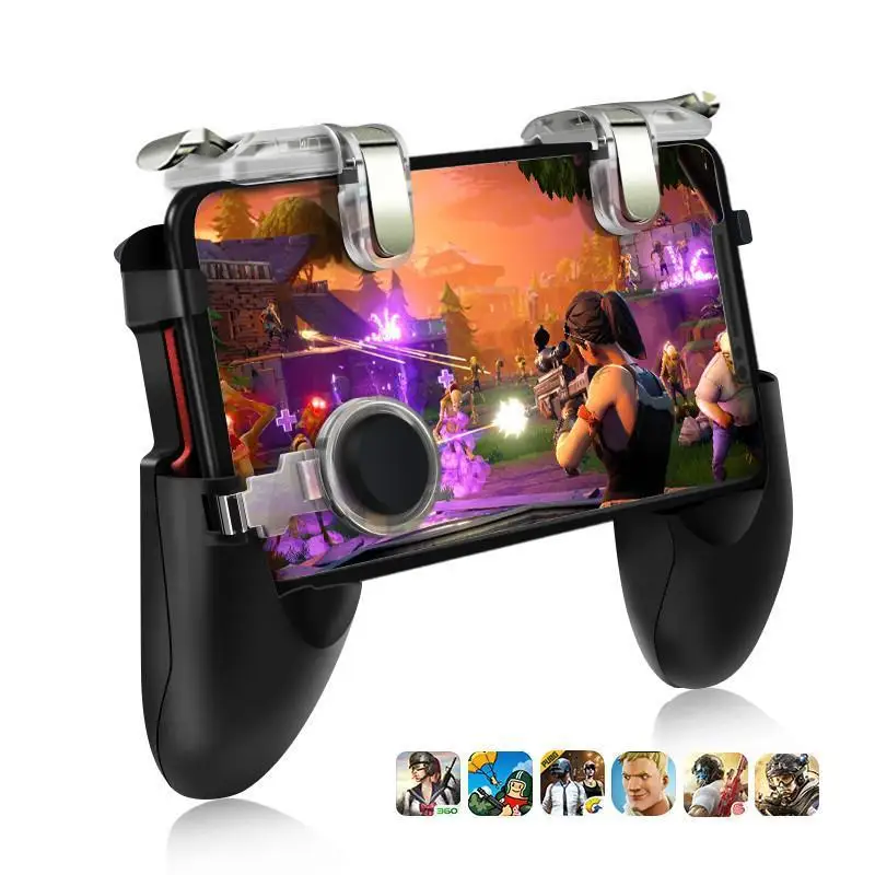 

Mobile Controller Trigger Game Fire Button Phone Joystick For PUBG For IPhone 7 8 Plus X For Xiaomi mi 8 Android