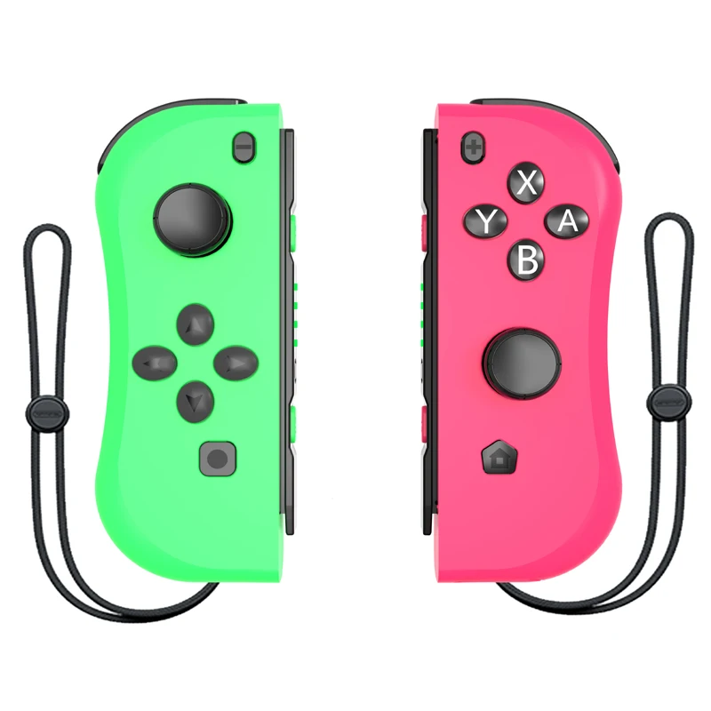 Зеленый и розовый для NS Joy-Con(L/R) Беспроводные игровые контроллеры Bluetooth Красный Синий геймпад джойстик для консольный переключатель Nintendo r25