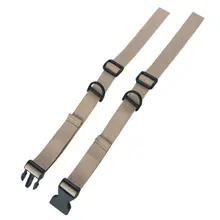 2 шт./пара 2 шт./пара регулируемый нейлоновый рюкзак нагрудного ремня лямки для рентгена грудной клетки зажим Замена противоскользкая лента с быстрым D