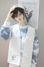 BJD – vêtements de poupée en acétate blanc, veste en Satin, hauts pour 1/3 1/4 BJD SD MSD SD17 oncle POPO68 SSDF, taille bjd