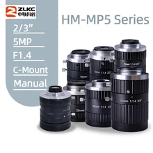 OEM 5MP 6 мм 8 мм 12 мм 16 мм 25 мм 35 мм 50 мм объектив с фиксированным фокусом 2/" C-Mount Ручной промышленный объектив подходит для машинного видения