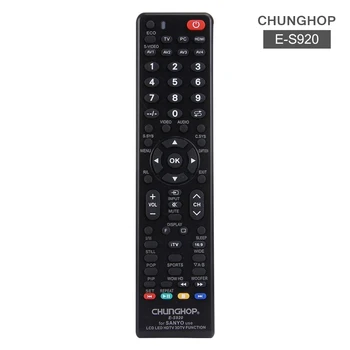

New Universal Remote Control E-S920 For SANYO Use LCD LED HDTV 3DTV Function