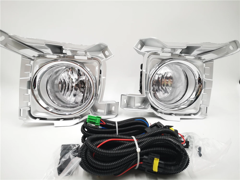 Автомобильная мигающая противотуманная фара 1 пара для Toyota Land Cruiser FJ200 LC200 2012 2013 передняя противотуманная фара Foglamp