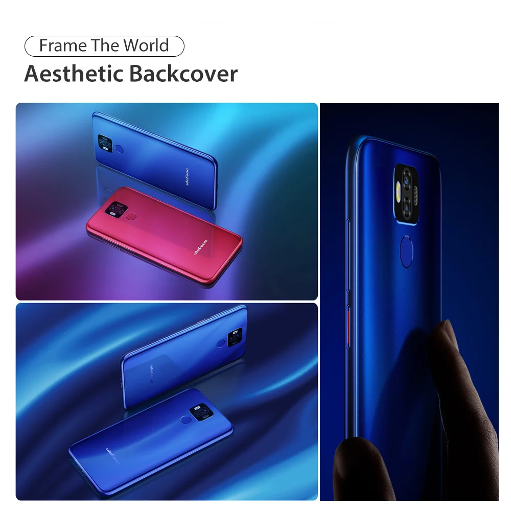 Смартфон Ulefone power 6, 4 ГБ, 64 ГБ, Android 9,0, 6350 мАч, 6,3 дюймов, FHD+ 16 Мп+ 16 МП, Helio P35, четыре ядра, NFC, Face ID, 4G