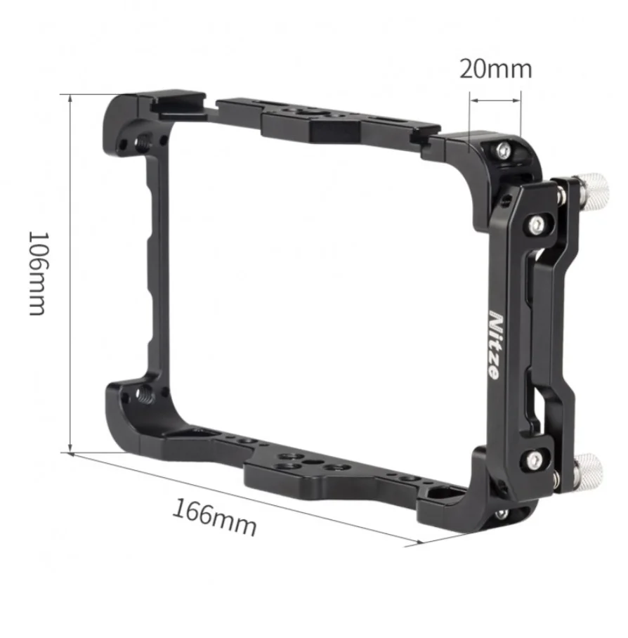 NITZE 5 ”клетка для монитора ATOMOS NINJA V/монитор SHINOBI с HDMI кабельным зажимом TP