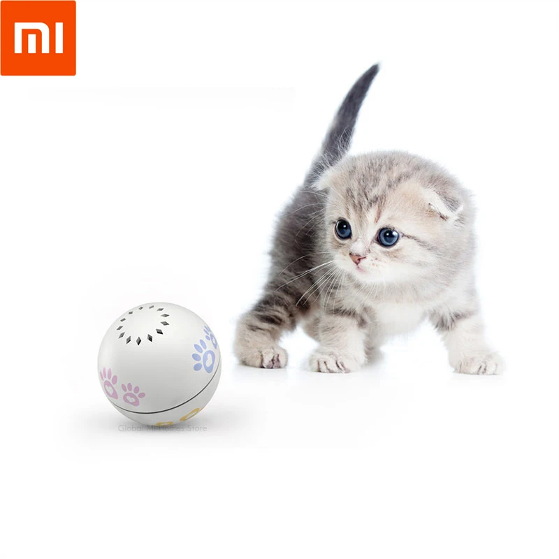 Xiaomi Youpin PAINI интеллектуальная кошка-компаньон игрушка для кошки в виде шара мяч для кошки с мячом для внимания красный точечный подтягивающий Кот, пульт дистанционного управления жестами