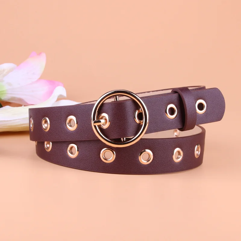 2019 кожаный ремень унисекс повседневный Модный Дикий |