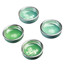 Керамическая чашка для чая фарфоровая чайная чашка 70 мл 999 Серебряная чайная чашка ручной работы пуэр чашки Посуда для напитков контейнер чайная посуда маленькие чаши украшения