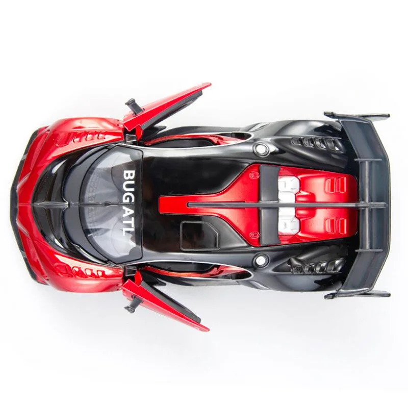 1/24 Bugatti GT статическая модель супер автомобиль литая игрушка модель двери может быть открывается для мальчиков подарки игрушки для детей