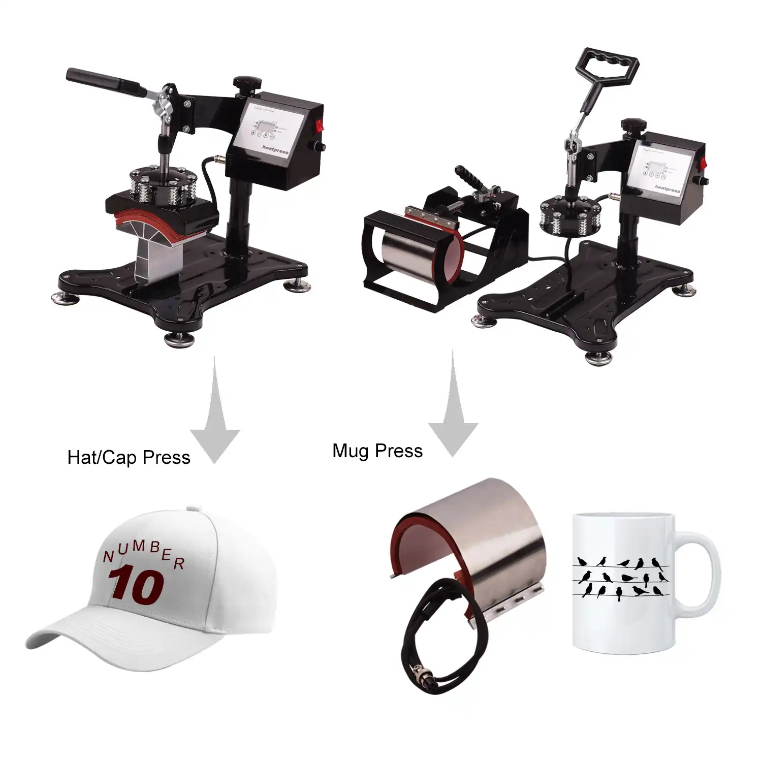 heat press for hats and mugs